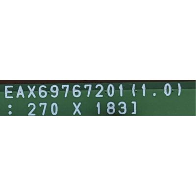 MAIN PARA TV LG / NUMERO DE PARTE EBR34907601 / EAX69767201(1.0) / 66564501 / G017E020VF / 34907601	 - Imagen 2